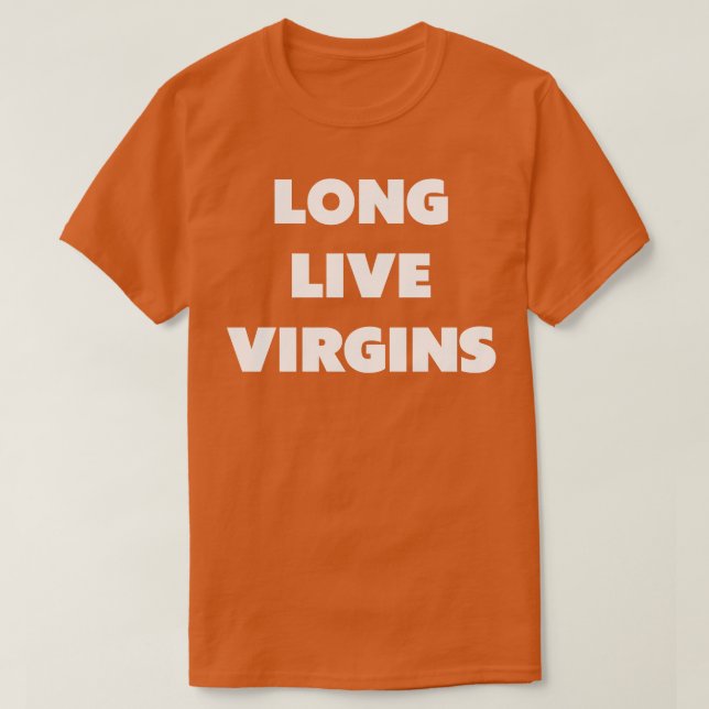 Camiseta Largas vírgenes vivas (Diseño del anverso)