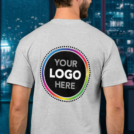 Camiseta Large Logo Promo T-Shirt with Print on Back