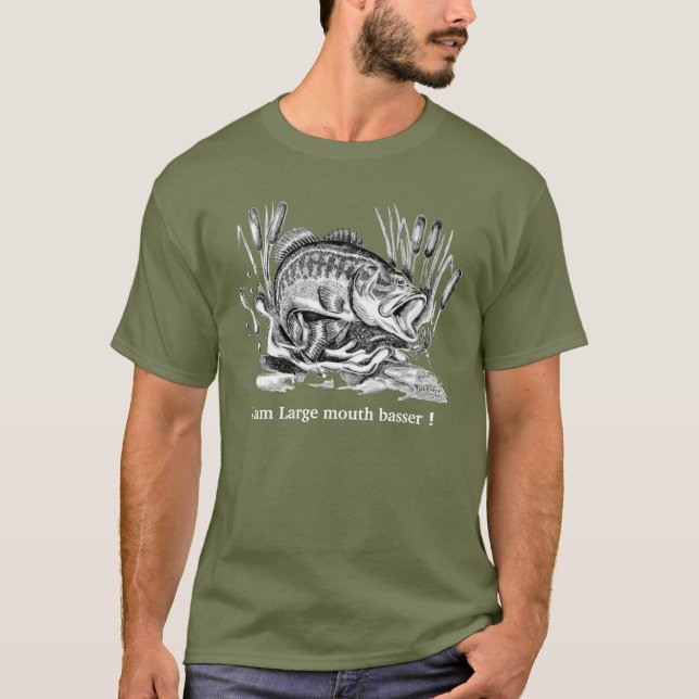 Camiseta Largemouth Bass (Anverso)