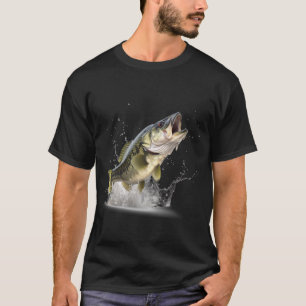 Camiseta Largemouth Bass Black T-Shirt