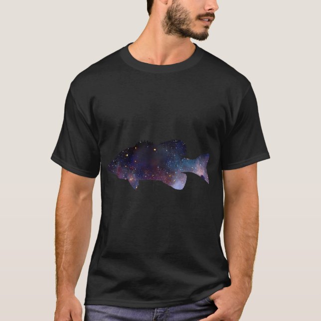 Camiseta Largemouth Bass - Estrellas (Anverso)