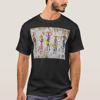 Camiseta Largo arte africano