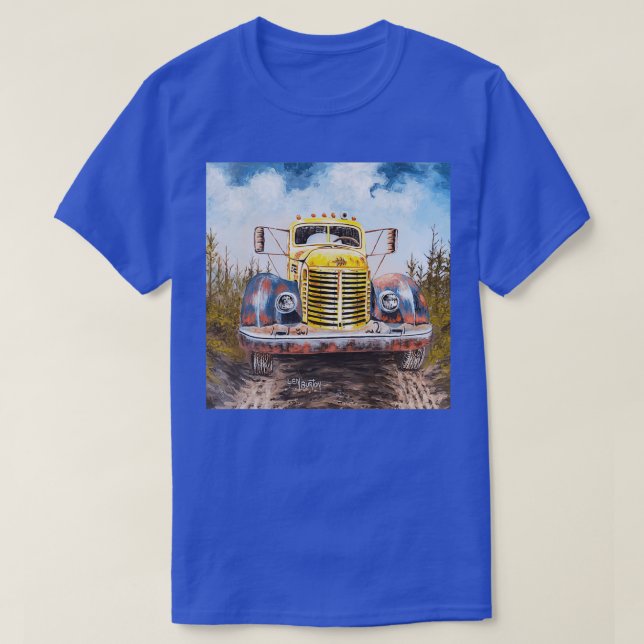 Camiseta Largo camión internacional (Diseño del anverso)