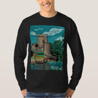 Camiseta largo-envuelta castillo de la lisonja
