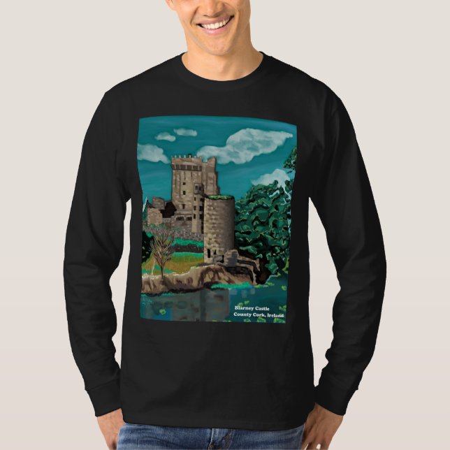 Camiseta largo-envuelta castillo de la lisonja (Anverso)