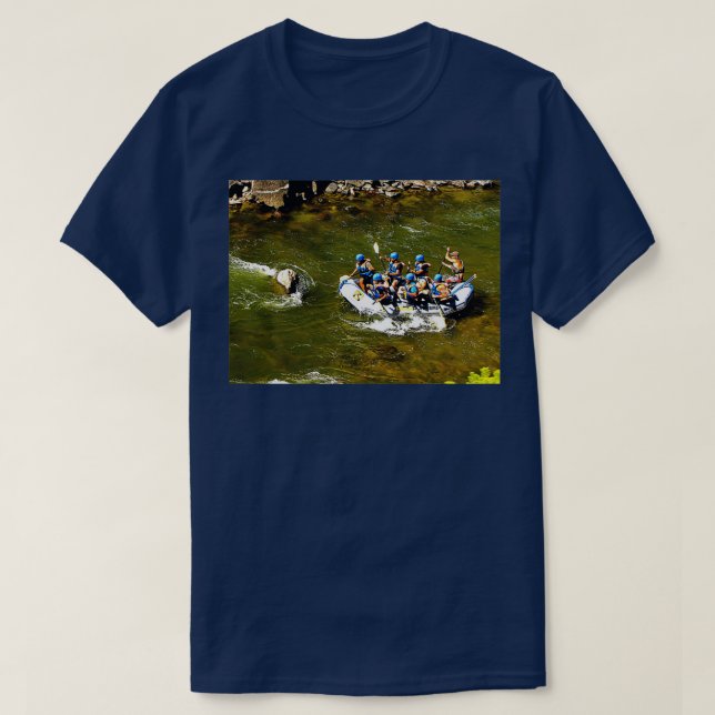 Camiseta Largo Rafting de Agua Blanca (Diseño del anverso)