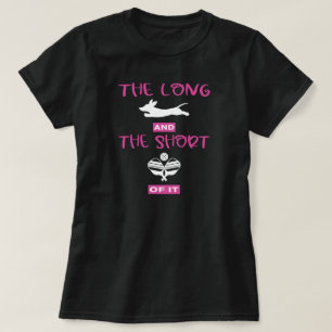 Camiseta Largo y corto: Dachshund y el baloncesto