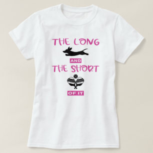 Camiseta Largo y corto: Dachshund y el baloncesto