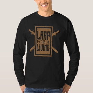 Camiseta Larp for Live Action Role Jugando Larp para vivir