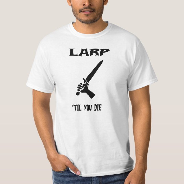 Camiseta Larp hasta usted muere (Anverso)