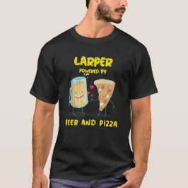 Camiseta LARPER Alimentado Por Beer Y Pizza LARP Live Actio