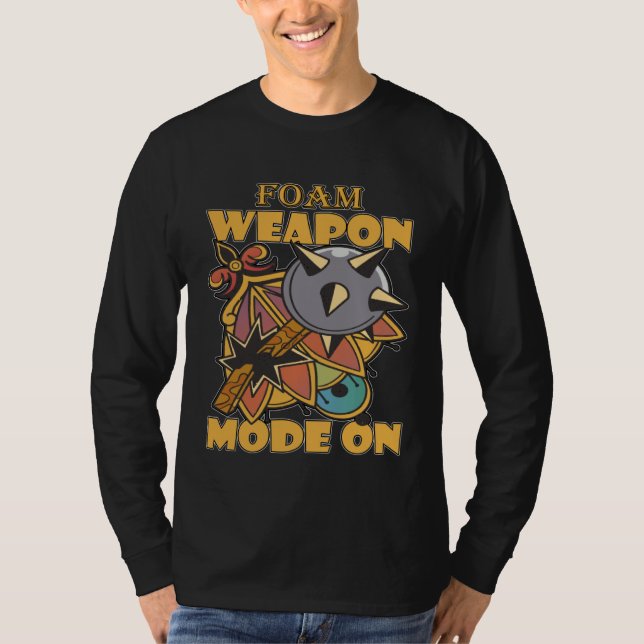 Camiseta Larping Events  Foam Weapon Mode On (Anverso)
