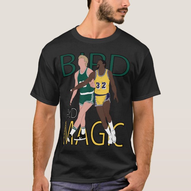 Camiseta Larry Bird And Magic Johnson (Anverso)