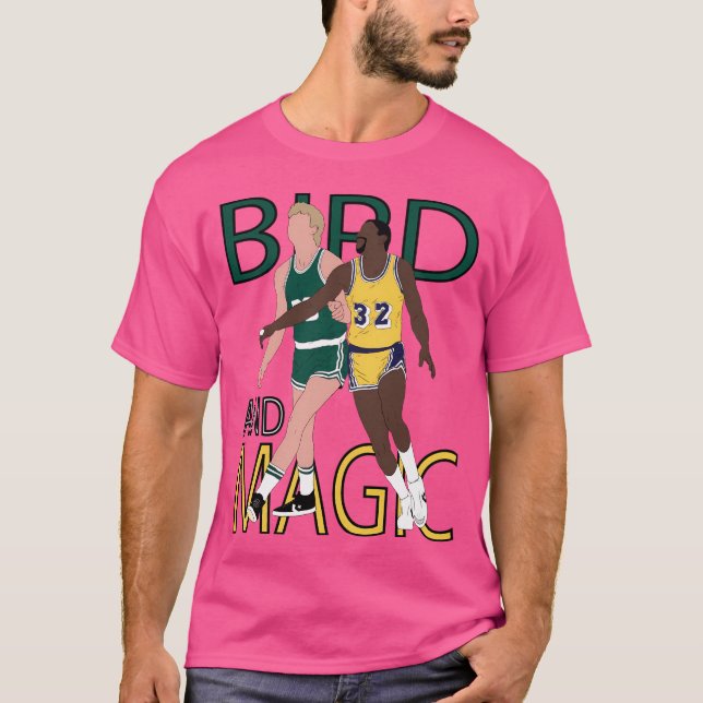 Camiseta Larry Bird Y Magic Johnson (Anverso)