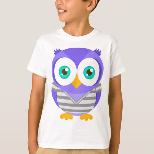 Camiseta Larry el búho púrpura (original)