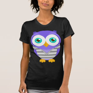 Camiseta Larry el búho púrpura (original)