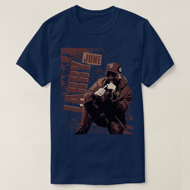 Camiseta Larry June Hip hop (Diseño del anverso)