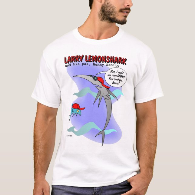 Camiseta Larry Lemonshark (Anverso)