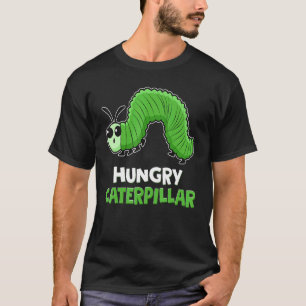Camiseta Larva Repta Polilla Mariposa Abejas Bicho Hambrien