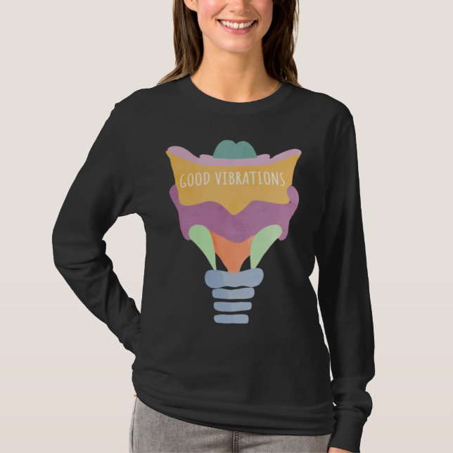 Camiseta Larynx Pun Good Vibrations (Anverso)