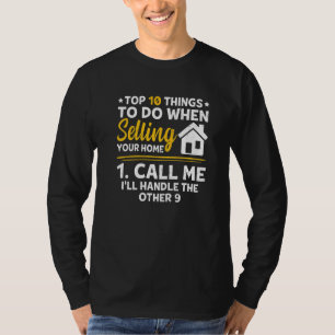 Camiseta Las 10 cosas principales que debe hacer un agente