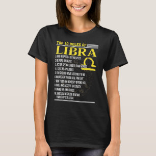 Camiseta Las 10 Principales Reglas De Libra 23 De Septiembr