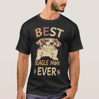 Camiseta Las 25 mejores mamá Beagle jamás Beagle