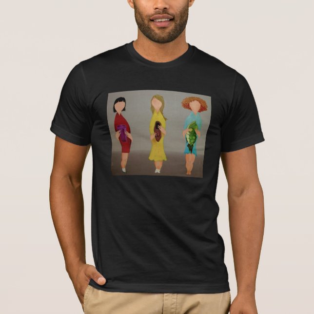 Camiseta las 3 musas (Anverso)