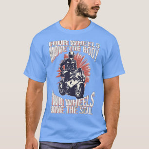 Camiseta Las 4 ruedas de los hombres mueven el cuerpo 2 rue