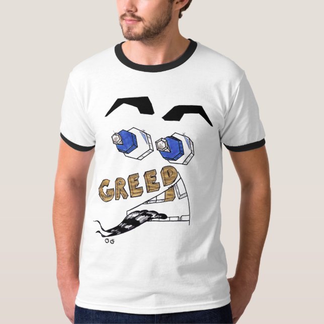 Camiseta Las 7 Muertes — Avaricia (Anverso)
