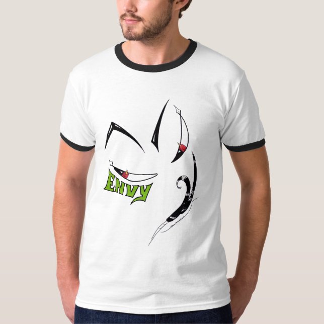Camiseta Las 7 Muertes — Envidia (Anverso)