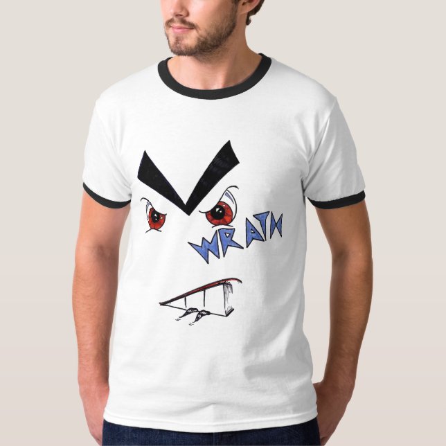 Camiseta Las 7 Muertes — Ira (Anverso)