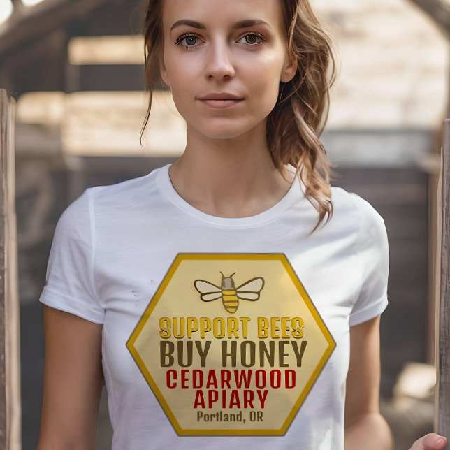 Camiseta Las abejas apoyan la compra de un abono para granj (Subido por el creador)