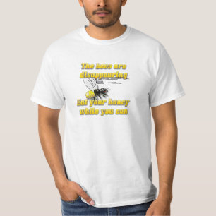 Camiseta Las Abejas Están Desapareciendo; Come Tu Miel