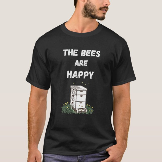 Camiseta Las abejas son felices, Valheim Nórdico Funny Onli (Anverso)