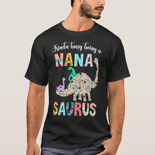 Camiseta Las Abuelas De Dinosaurio Están Un Poco Ocupadas S (Anverso)