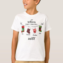 Camiseta Las acciones de un niño personalizado de la famili