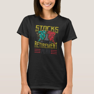 Camiseta Las acciones son mi plan de retiro Libertad financ