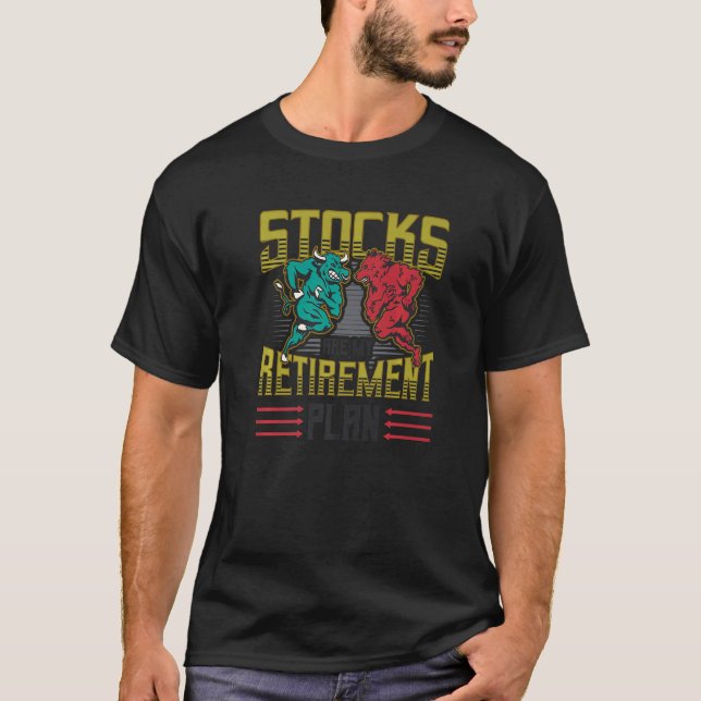 Camiseta Las acciones son mi plan de retiro Libertad financ (Anverso)