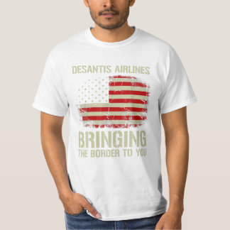 Camiseta Las aerolíneas llevan la frontera