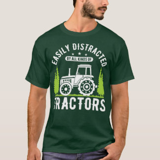 Camiseta Las agricultoras se distraen fácilmente con todo t