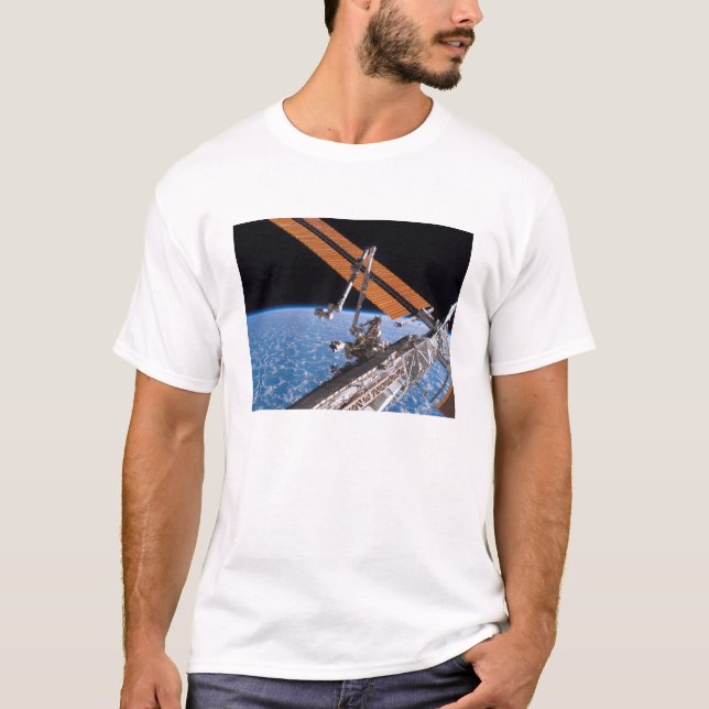 Camiseta Las alas Canadarm2 y del panel de paneles solares (Anverso)