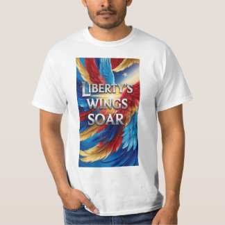 Camiseta Las alas de la libertad se disparan