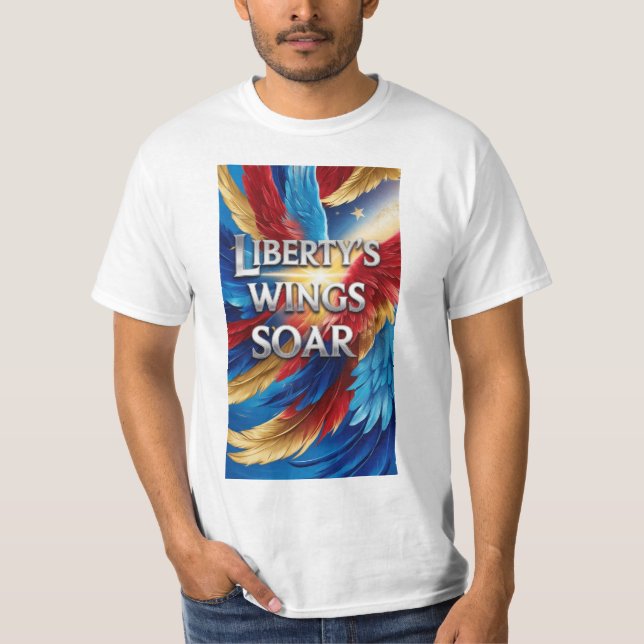 Camiseta Las alas de la libertad se disparan (Anverso)