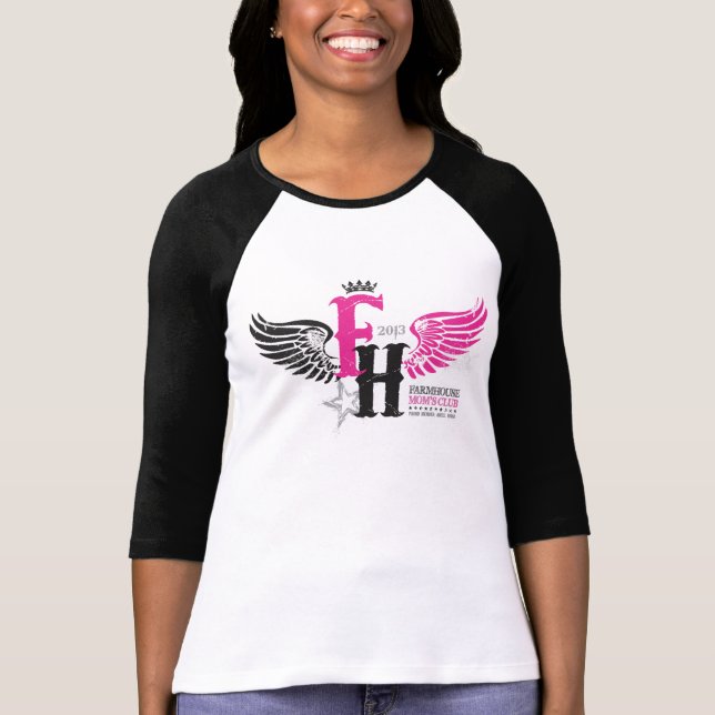 Camiseta Las alas de la mamá de FH (Anverso)
