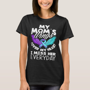 Camiseta Las alas de mi mamá cubren mi conciencia del suici
