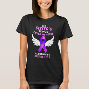 Camiseta Las Alas De Mis Hermanas Cubren Mi Awarene Alzheim