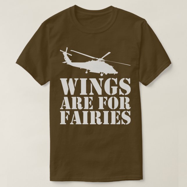 Camiseta Las Alas Son Para FeAvitation Aviator Helicopter (Diseño del anverso)