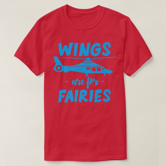 Camiseta Las Alas Son Para Las Fe (Diseño del anverso)