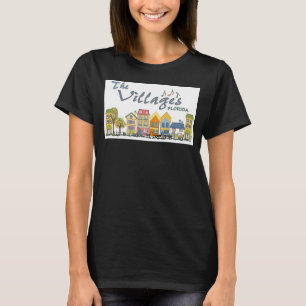 Camiseta Las aldeas florida comunidad damas queman tee